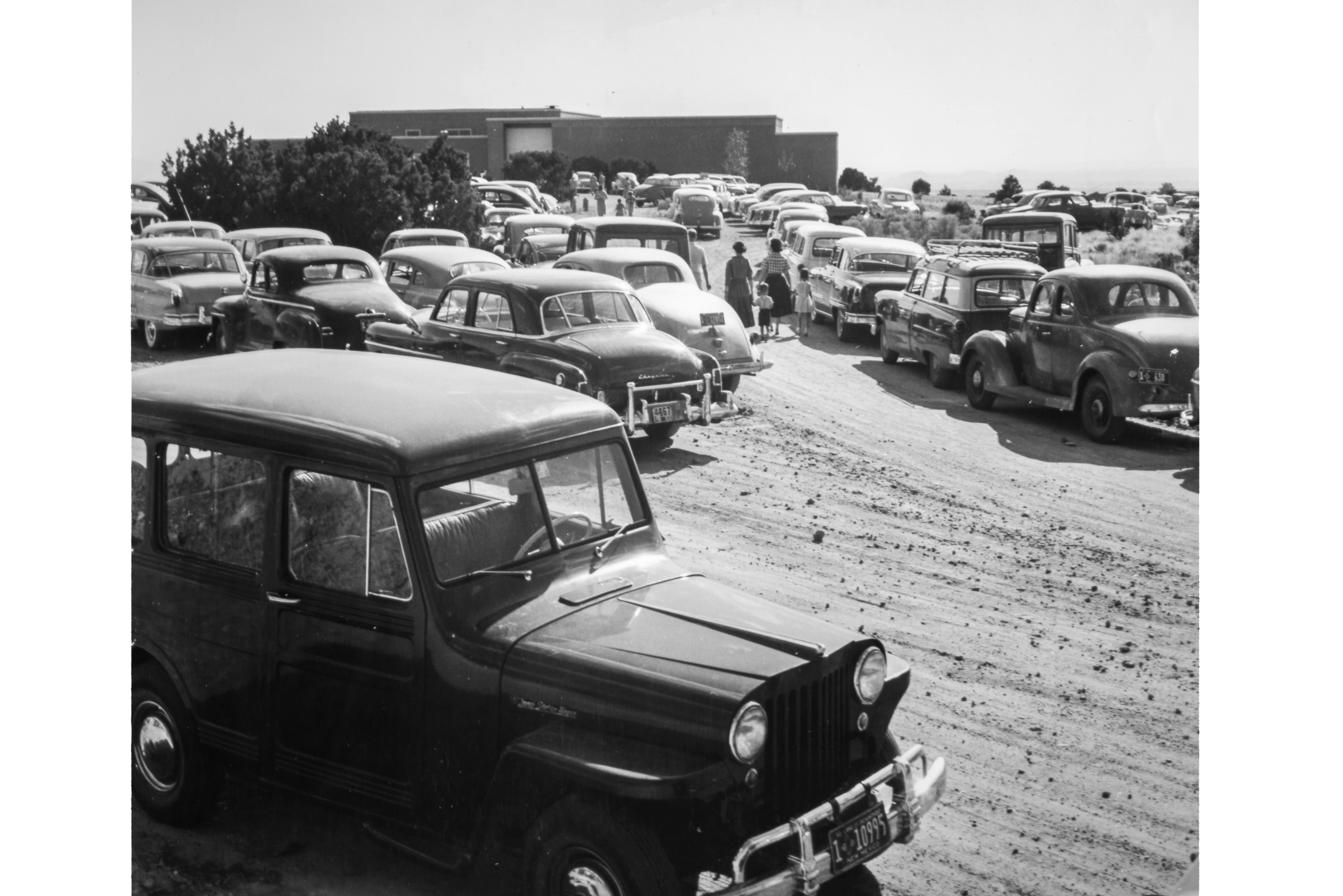 Parking Lot, Opening Day (photographer unknown, 1953)